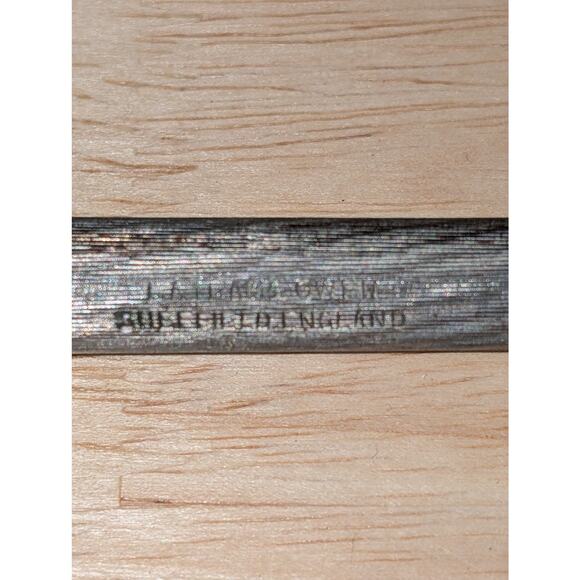 VTG c1960s Latham & Owen 13" Knife Sharpener w/ Rustic Stag Horn Antler Handle - Picture 3 of 4